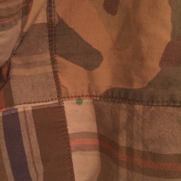 Urban Pipeline cargo shorts camo plaid size 12 - Picture 4 of 5